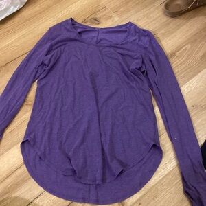 lululemon athletica Purple Long Sleeve Tee